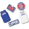 NBA Los Angeles Clippers 5-pakning med Jibbitz-charms
