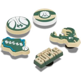 NBA Milwaukee Bucks 5-pakning med Jibbitz-charms