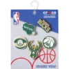 NBA Milwaukee Bucks 5-pakning med Jibbitz-charms