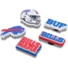 NFL Buffalo Bills 5-pakning med Jibbitz-skocharms