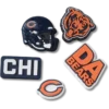 NFL Chicago Bears 5-pakning med Jibbitz-skocharms