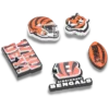 NFL Cincinnati Bengals 5-pakning med Jibbitz-skocharms