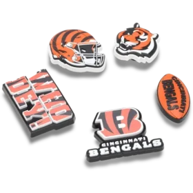 NFL Cincinnati Bengals 5-pakning med Jibbitz-skocharms