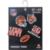 NFL Cincinnati Bengals 5-pakning med Jibbitz-skocharms