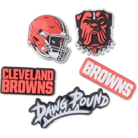 NFL Cleveland Browns 5-pakning med Jibbitz-skocharms