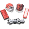 NFL Cleveland Browns 5-pakning med Jibbitz-skocharms