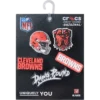 NFL Cleveland Browns 5-pakning med Jibbitz-skocharms