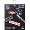 NFL Denver Broncos 5-pakning med Jibbitz-skocharms