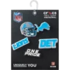 NFL Detroit Lions 5-pakning med Jibbitz-skocharms