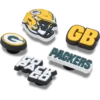 NFL Green Bay Packers 5-pakning med Jibbitz-skocharms