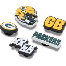 NFL Green Bay Packers 5-pakning med Jibbitz-skocharms