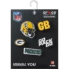 NFL Green Bay Packers 5-pakning med Jibbitz-skocharms