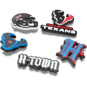NFL Houston Texans 5-pakning med Jibbitz-skocharms