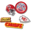 NFL Kansas City Chiefs 5-pakning med Jibbitz-skocharms