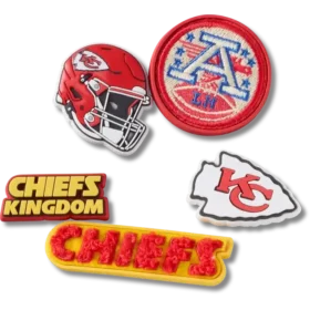 NFL Kansas City Chiefs 5-pakning med Jibbitz-skocharms