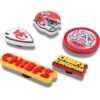 NFL Kansas City Chiefs 5-pakning med Jibbitz-skocharms