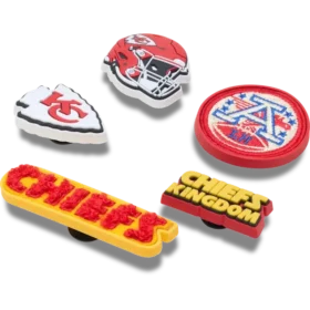 NFL Kansas City Chiefs 5-pakning med Jibbitz-skocharms