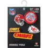 NFL Kansas City Chiefs 5-pakning med Jibbitz-skocharms