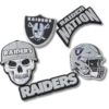 NFL Las Vegas Raiders 5-pakning med Jibbitz-skocharms