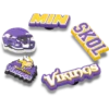 NFL Minnesota Vikings 5-pakning med Jibbitz-skocharms