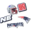 NFL New England Patriots 5-pakning med Jibbitz-skocharms