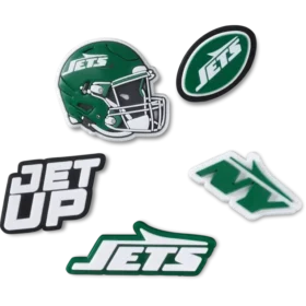 NFL New York Jets 5-pakning med Jibbitz-skocharms