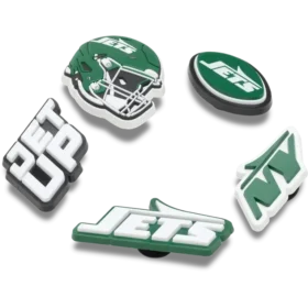 NFL New York Jets 5-pakning med Jibbitz-skocharms