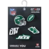 NFL New York Jets 5-pakning med Jibbitz-skocharms