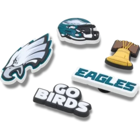 NFL Philadelphia Eagles 5-pakning med Jibbitz-skocharms