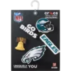 NFL Philadelphia Eagles 5-pakning med Jibbitz-skocharms