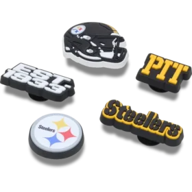 NFL Pittsburgh Steelers 5-pakning med Jibbitz-skocharms