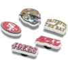 NFL San Francisco 49ers 5-pakning med Jibbitz-skocharms