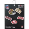 NFL San Francisco 49ers 5-pakning med Jibbitz-skocharms