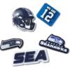 NFL Seattle Seahawks 5-pakning med Jibbitz-skocharms