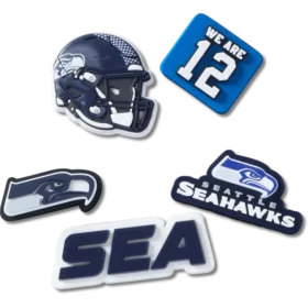 NFL Seattle Seahawks 5-pakning med Jibbitz-skocharms