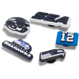NFL Seattle Seahawks 5-pakning med Jibbitz-skocharms