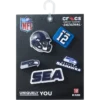 NFL Seattle Seahawks 5-pakning med Jibbitz-skocharms