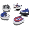 NHL® Montreal Canadiens® 5-pakning med Jibbitz-charms