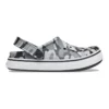 Off Court Printed Clogs «Grey Black White»