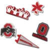 Ohio State University 5-pakning med Jibbitz-charms