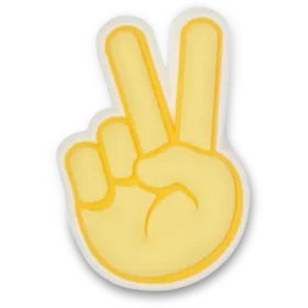 Peace-håndtegn Jibbitz-skocharm