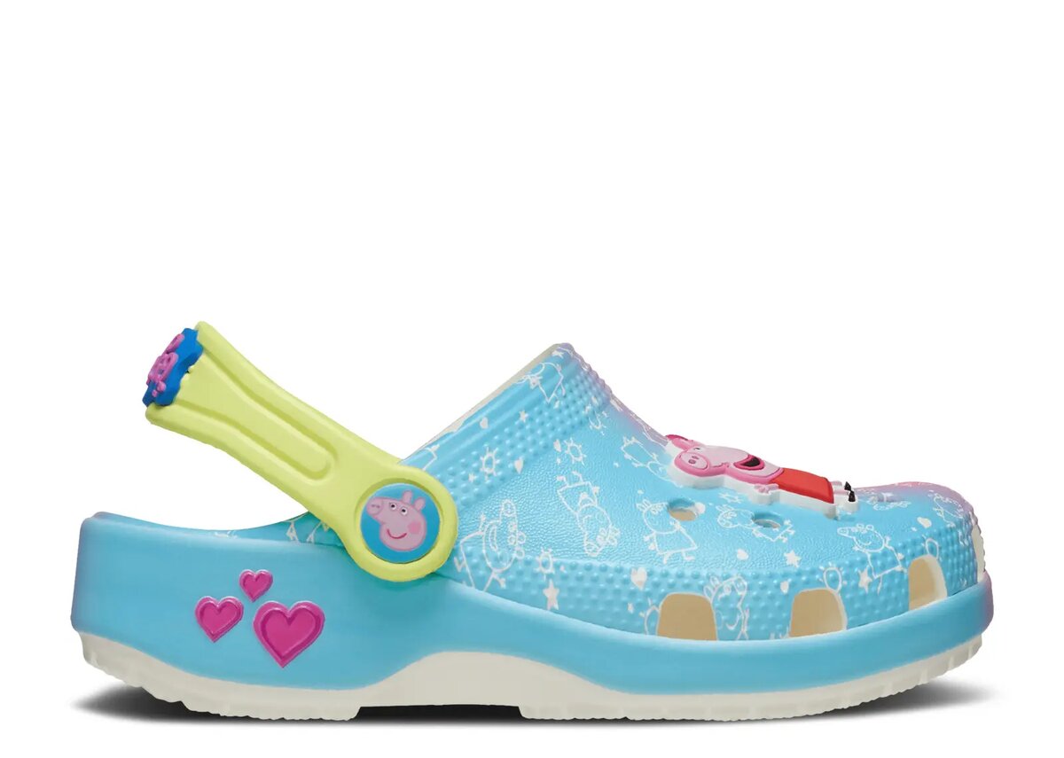 Peppa Pig x Classic Clog Toddler «Blue Pink Gradient» Peppa Pig x Classic Clog Toddler «Blue Pink Gradient»