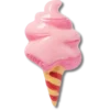 Pink Cotton Candy Jibbitz™-charms