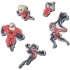 Pixar Incredibles 5-pakning med Jibbitz-charms