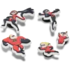 Pixar Incredibles 5-pakning med Jibbitz-charms