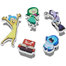 Pixar Inside Out 5-pakning med Jibbitz-charms