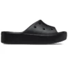Platform Slide Crocs «Black»
