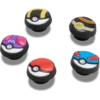 Poke Ball 5-pakning med Jibbitz-charms