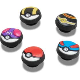 Poke Ball 5-pakning med Jibbitz-charms