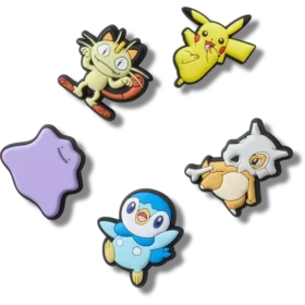 Pokémon-assortert 5-pakning med Jibbitz-charms